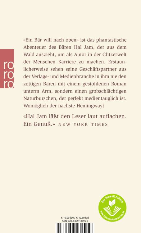 Produktbild: Ein B&auml;r will nach oben