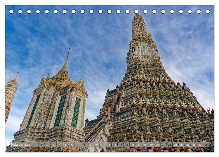 Produktbild: Thailand - Von Bangkok in den Norden (Tischkalender 2026 DIN A5 quer), CALVENDO Monatskalender
