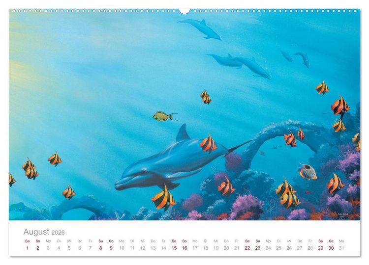 Produktbild: Paradise, Ausblicke und Tr&auml;umereien (Wandkalender 2026 DIN A2 quer), CALVENDO Monatskalender