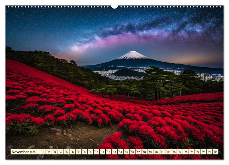 Produktbild: Typisch Japanisch (hochwertiger Premium Wandkalender 2026 DIN A2 quer), Kunstdruck in Hochglanz