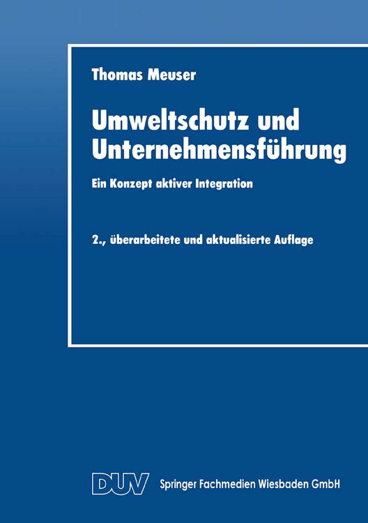 Produktbild: Umweltschutz und Unternehmensf&uuml;hrung