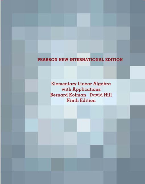 Produktbild: Elementary Linear Algebra with Applications