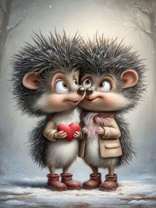 Produktbild: CALVENDO Puzzle Igel - Liebe | 1000 Teile Lege-Gr&ouml;&szlig;e 64x48cm Foto-Puzzle f&uuml;r gl&uuml;ckliche Stunden