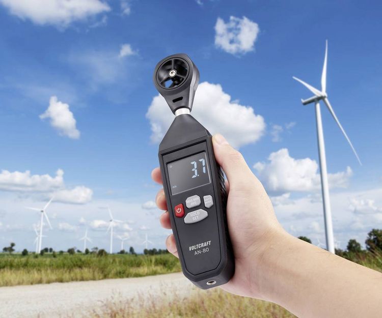 Produktbild: VOLTCRAFT AN-80 Anemometer 0.3 bis 30 m/s