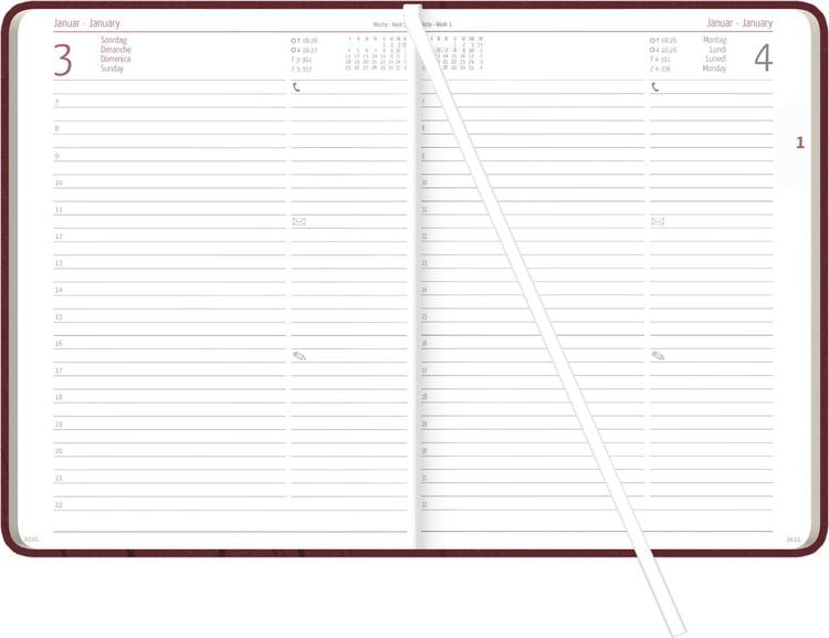 Produktbild: Buchkalender Nature Line Flower 2027