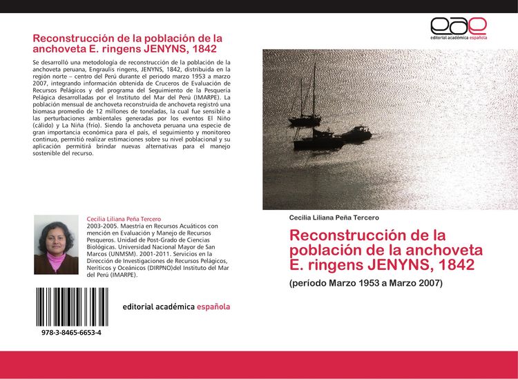 Produktbild: Reconstrucci&oacute;n de la poblaci&oacute;n de la anchoveta E. ringens JENYNS, 1842