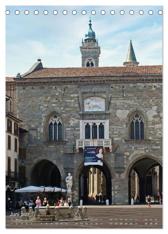 Produktbild: Bergamo (Tischkalender 2027 DIN A5 hoch), CALVENDO Monatskalender
