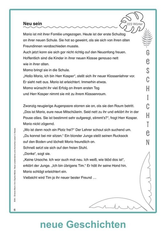 Produktbild: Neue Lesetandems und chorisches Lesen 3. Klasse