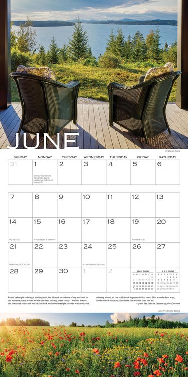 Produktbild: Out on the Porch Wall Calendar 2026