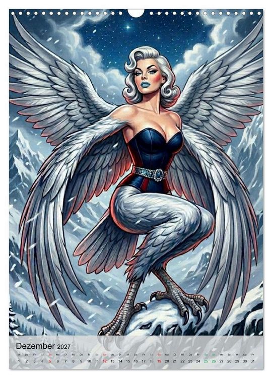 Produktbild: Monster-Girls (Wandkalender 2027 DIN A3 hoch), CALVENDO Monatskalender