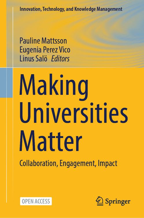 Produktbild: Making Universities Matter