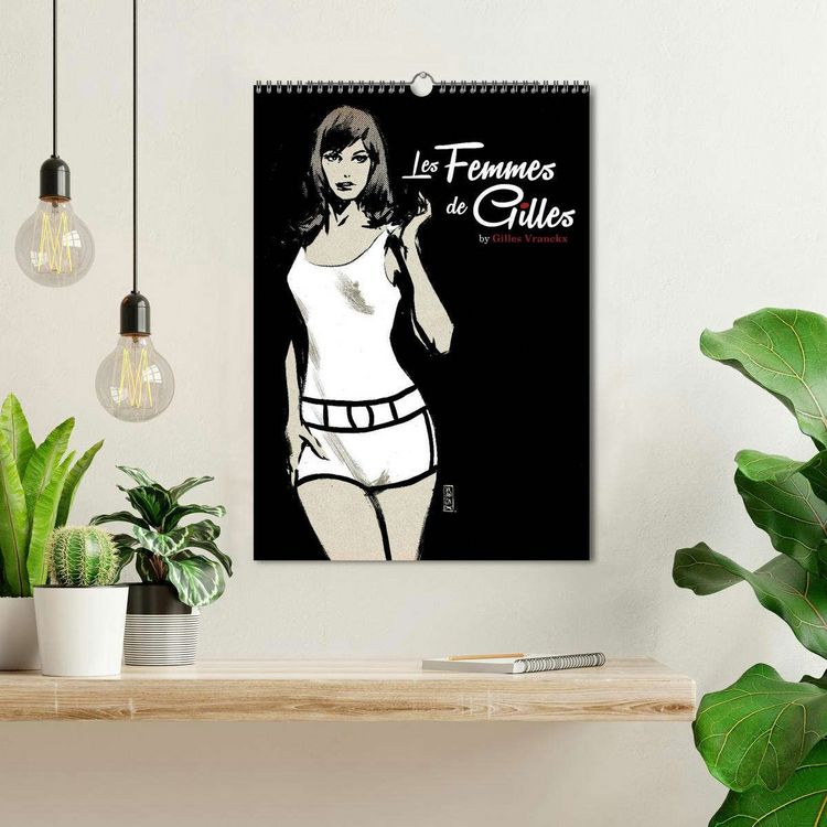 Produktbild: Les femmes de Gilles 2 by Gilles Vranckx - 12 Frauen-Illustrationen von dem Belgischen K&uuml;nstler Gilles Vranckx (Wandkalender 2026 DIN A3 hoch), CALVENDO Monatskalender