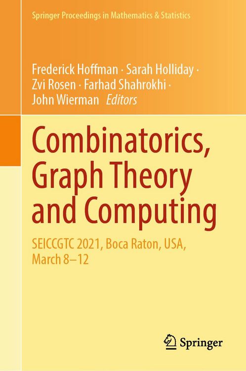 Produktbild: Combinatorics, Graph Theory and Computing