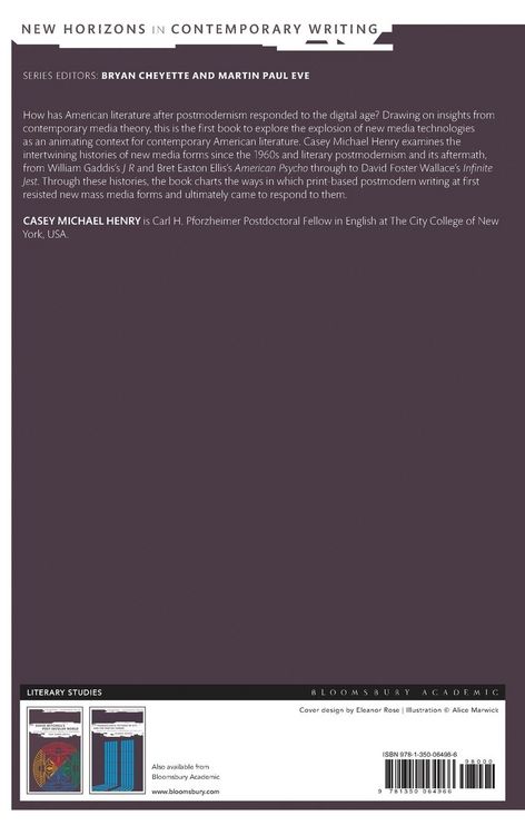 Produktbild: New Media and the Transformation of Postmodern American Literature