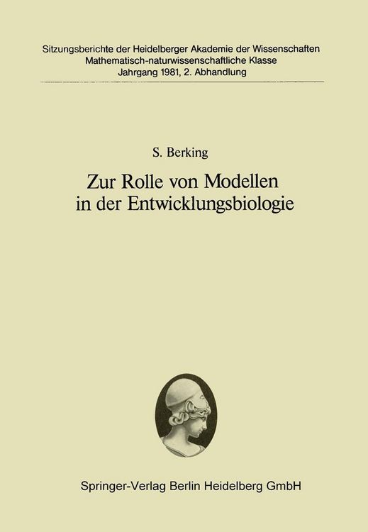 Produktbild: Zur Rolle von Modellen in der Entwicklungsbiologie