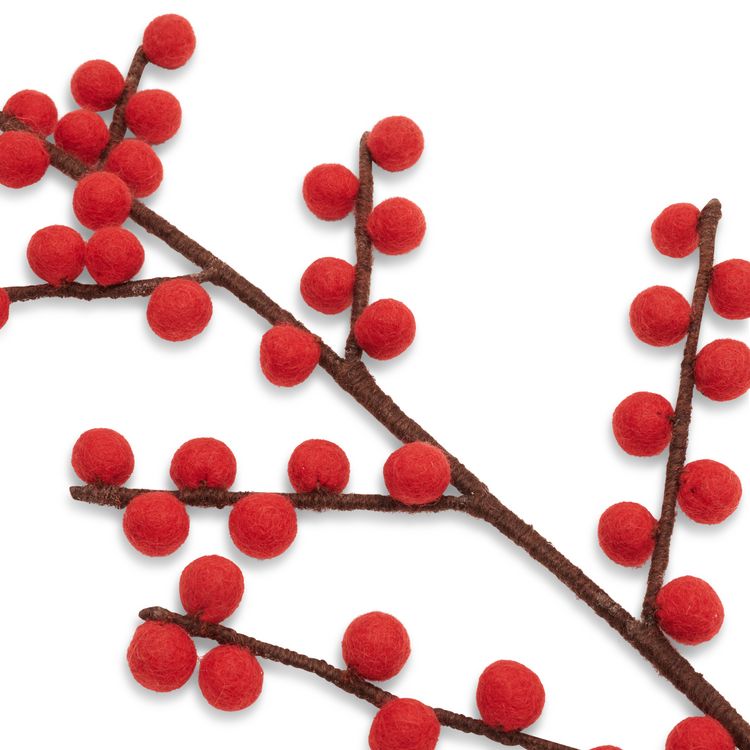 Produktbild: Filzstrauch "Beeren", rot