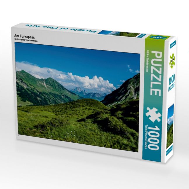 Produktbild: CALVENDO Puzzle Am Furkapass, Alpen | 1000 Teile Lege-Gr&ouml;&szlig;e 64x48cm Foto-Puzzle f&uuml;r gl&uuml;ckliche Stunden