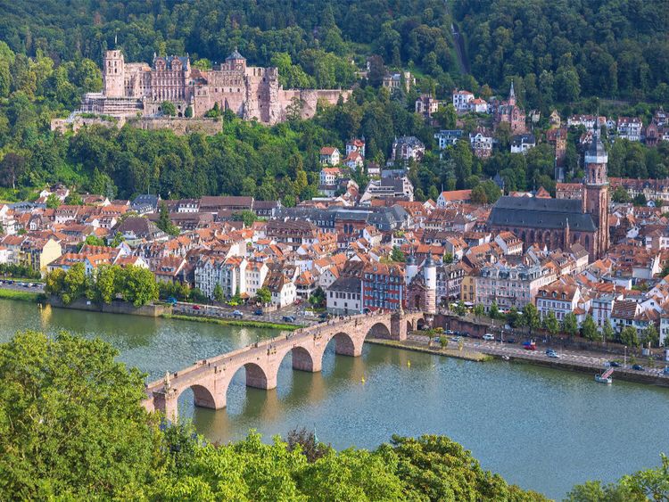Produktbild: CALVENDO Puzzle Heidelberg am Neckar | 1000 Teile Lege-Gr&ouml;&szlig;e 64x48cm Foto-Puzzle f&uuml;r gl&uuml;ckliche Stunden