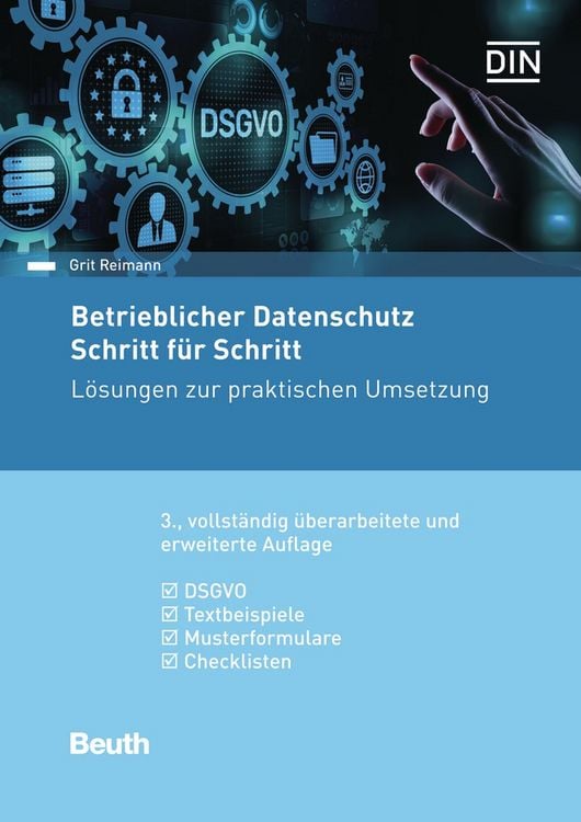 Produktbild: Betrieblicher Datenschutz Schritt f&uuml;r Schritt