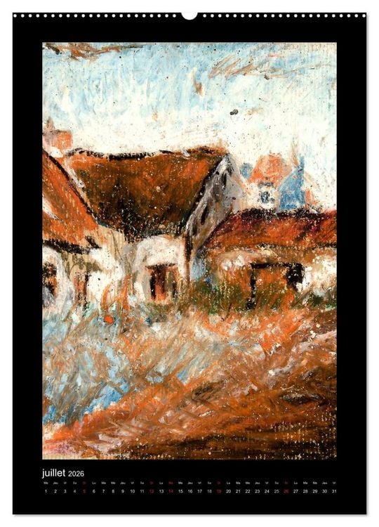 Produktbild: Les Paysages de Topaze (Calendrier mural 2026 DIN A2 horizontal) calendrier de bureau