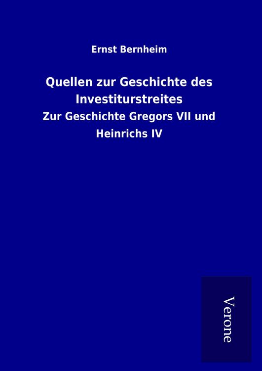 Produktbild: Quellen zur Geschichte des Investiturstreites