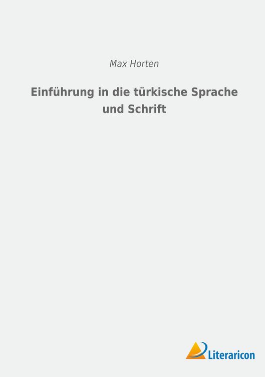 Produktbild: Einf&uuml;hrung in die t&uuml;rkische Sprache und Schrift
