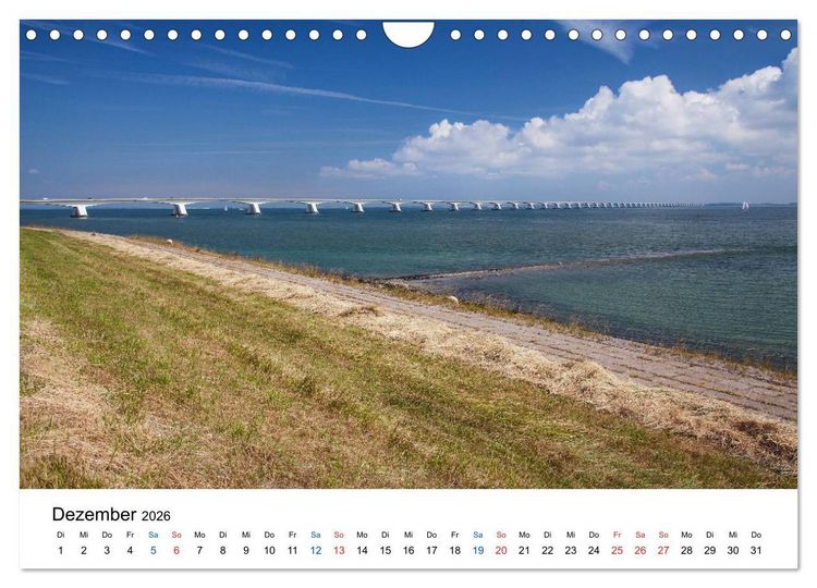 Produktbild: Seeland - Impressionen aus dem S&uuml;dwesten der Niederlande (Wandkalender 2026 DIN A4 quer), CALVENDO Monatskalender