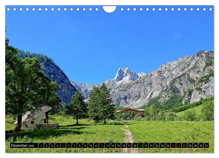 Produktbild: Servus. Landschaften im Tirol (Wandkalender 2026 DIN A4 quer), CALVENDO Monatskalender