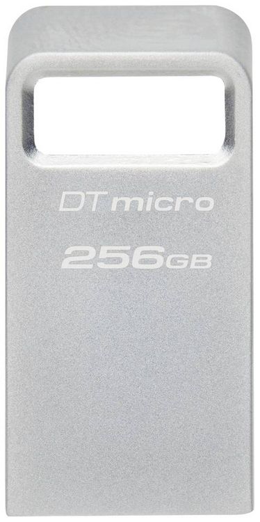 Produktbild: Kingston DataTraveler Micro USB-Stick Retail 256GB Silber DTMC3G2/256GB USB-A (USB 3.2 Gen 1)