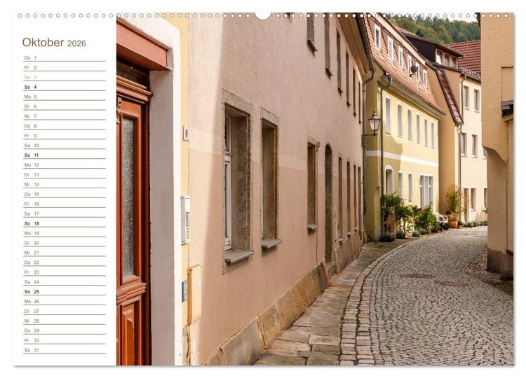 Produktbild: K&ouml;nigstein Perspektiven - Elbsandstein (hochwertiger Premium Wandkalender 2026 DIN A2 quer), Kunstdruck in Hochglanz