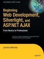 Produktbild: Beginning Web Development, Silverlight, and ASP.NET AJAX