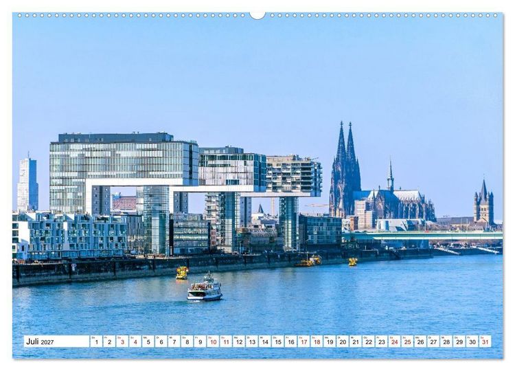 Produktbild: K&ouml;ln - Facetten einer Stadt (hochwertiger Premium Wandkalender 2027 DIN A2 quer), Kunstdruck in Hochglanz