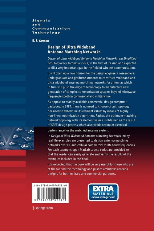 Produktbild: Design of Ultra Wideband Antenna Matching Networks