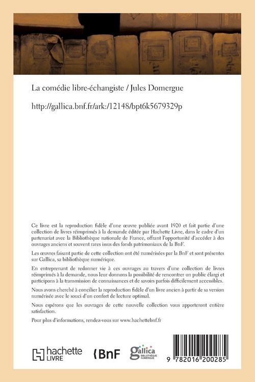 Produktbild: La Com&eacute;die Libre-&Eacute;changiste