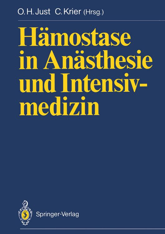 Produktbild: H&auml;mostase in An&auml;sthesie und Intensivmedizin