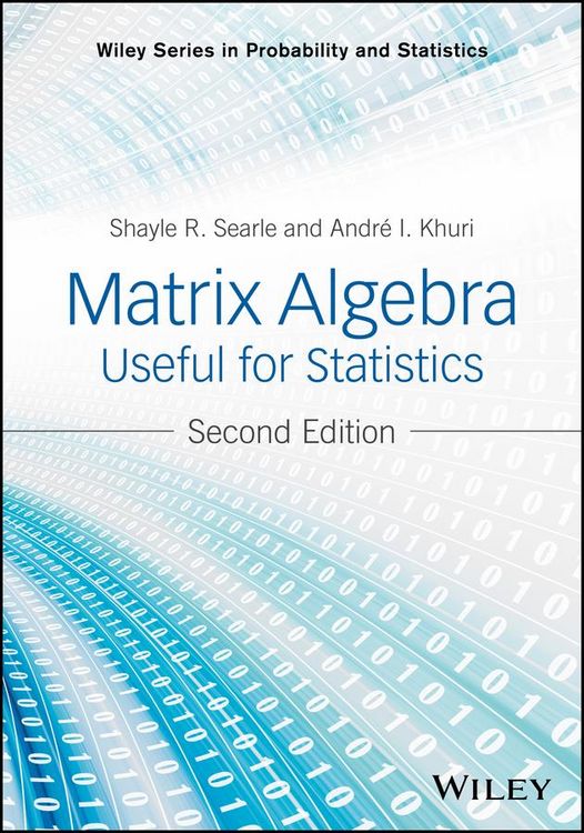 Produktbild: Matrix Algebra Useful for Statistics