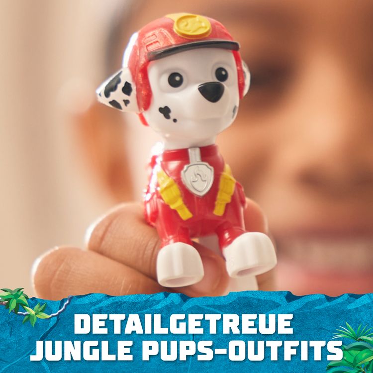 Produktbild: PAW Patrol Jungle Pups &ndash; Spielfiguren-Geschenkset mit 7 Hundefiguren und 1 Ryderfigur zum Sammeln, ab 3 Jahren