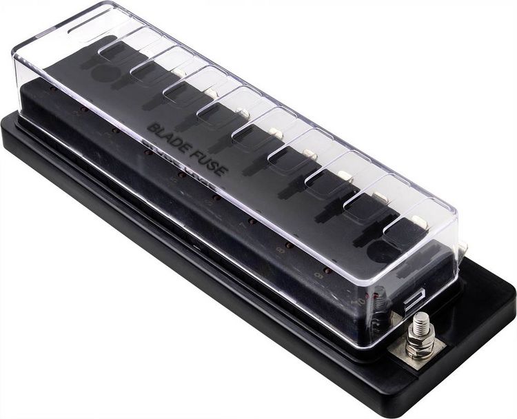 Produktbild: TRU COMPONENTS TC-9070380 TC-9070380 KFZ-Sicherungshalter mit Statusanzeige Passend f&uuml;r (Sicherungen) Flachsicherung Standard 30 A 32 V/DC 1 St.