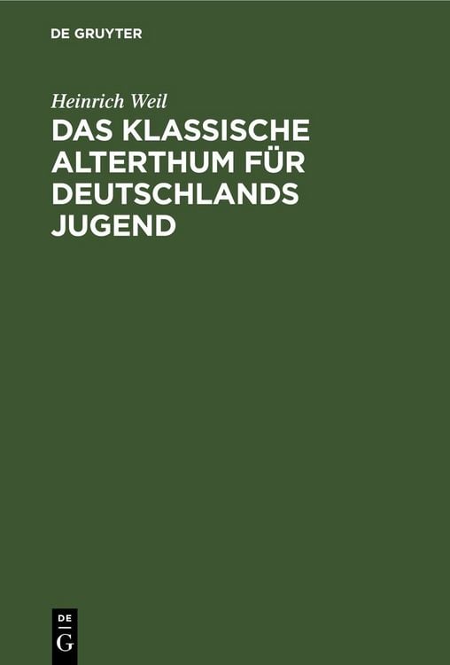 Produktbild: Das Klassische Alterthum f&uuml;r Deutschlands Jugend