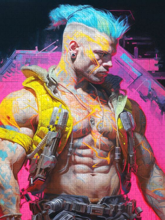 Produktbild: CALVENDO Puzzle Techno Wizard | 1000 Teile Lege-Gr&ouml;&szlig;e 64x48cm Foto-Puzzle f&uuml;r gl&uuml;ckliche Stunden