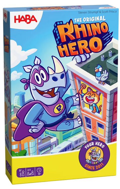 Produktbild: HABA 2013172001 - Rhino Hero Das Original, Stapelspiel