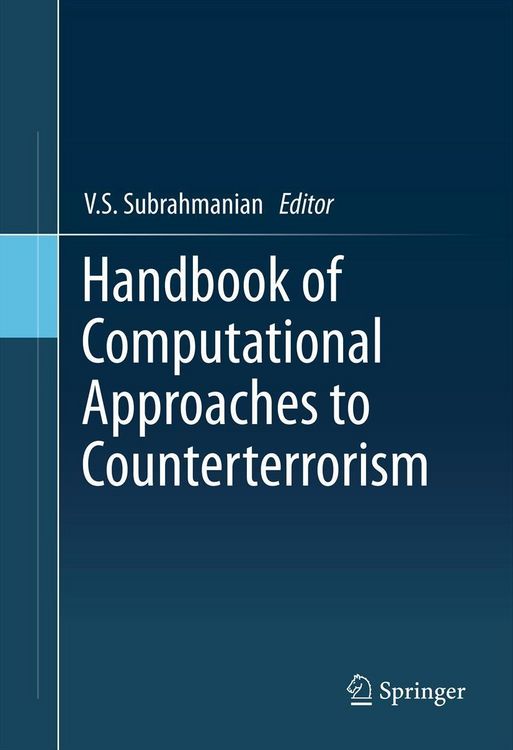 Produktbild: Handbook of Computational Approaches to Counterterrorism