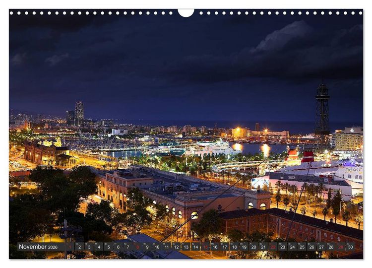 Produktbild: Barcelona Impressionen (Wandkalender 2026 DIN A3 quer), CALVENDO Monatskalender
