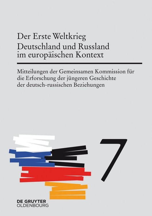 Produktbild: Der Erste Weltkrieg. Deutschland und Russland im europ&auml;ischen Kontext