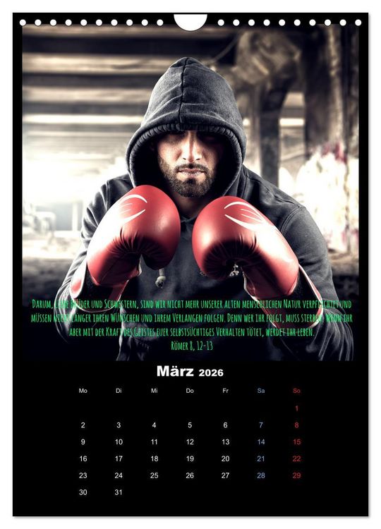 Produktbild: Der Bibelkalender - mit Gottes Wort durchs Jahr (Wandkalender 2026 DIN A4 hoch), CALVENDO Monatskalender