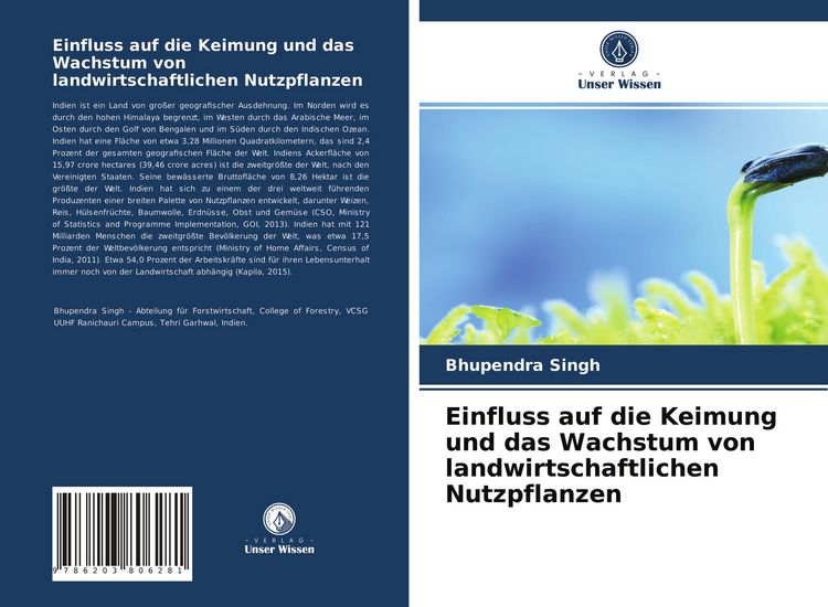 Produktbild: Einfluss auf die Keimung und das Wachstum von landwirtschaftlichen Nutzpflanzen