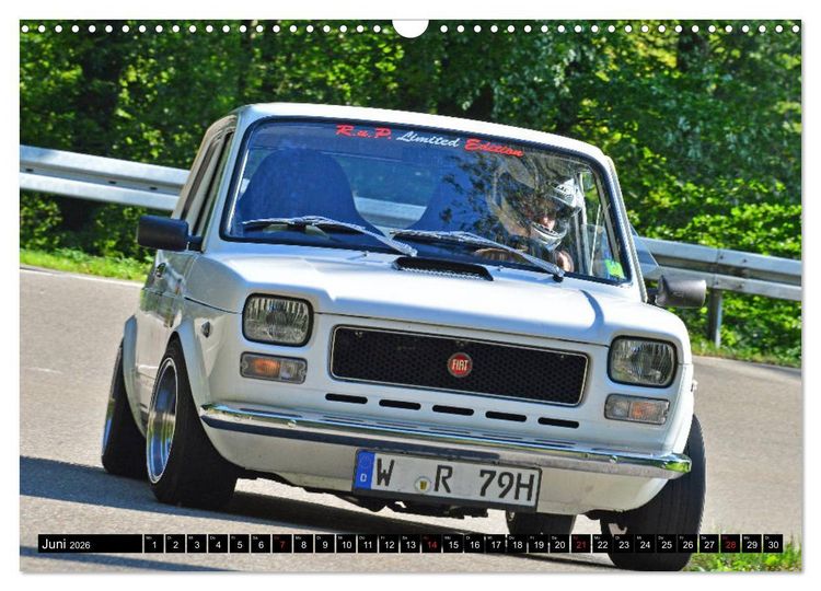 Produktbild: Italienische Oldtimer am Berg (Wandkalender 2026 DIN A3 quer), CALVENDO Monatskalender