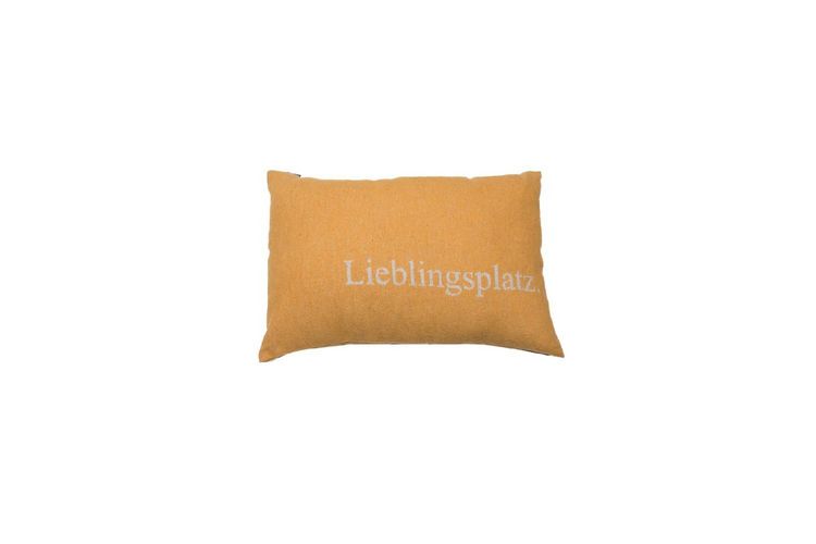 Produktbild: Fussenegger Kissenh&uuml;lle "Lieblingsplatz" ocker