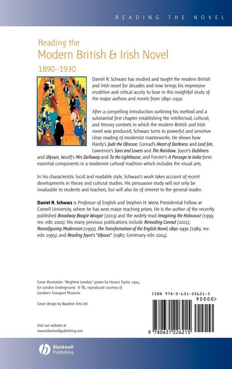 Produktbild: Reading the Modern British and Irish Novel 1890 - 1930