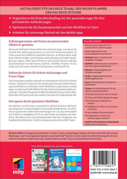 Produktbild: Effektives Arbeiten mit MS Teams, OneNote, Outlook & Co.